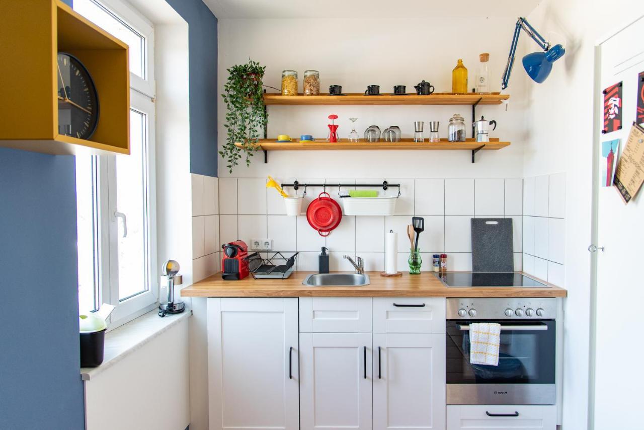 Industriecharme Apartment - Nespresso, Netflix, Wifi, Zentral, Messe Chemnitz Exteriör bild