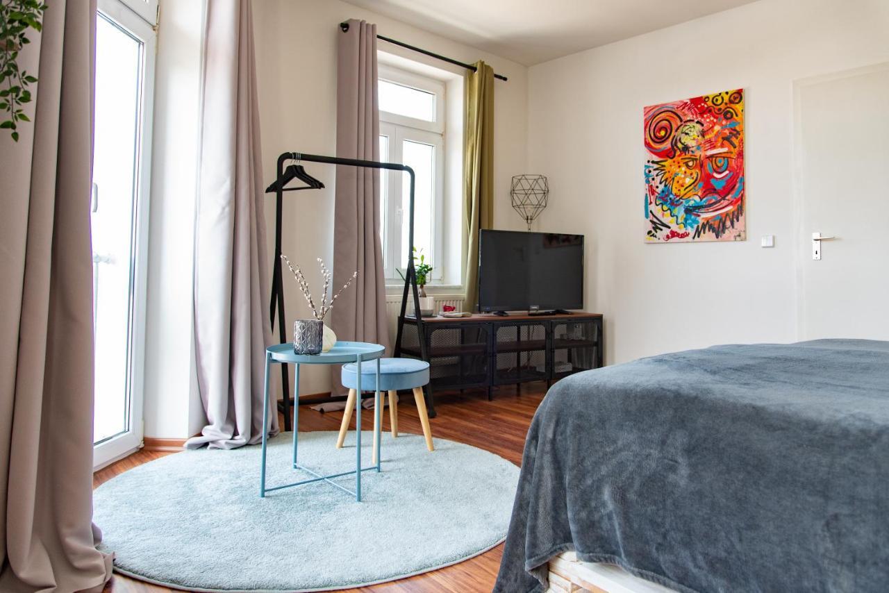 Industriecharme Apartment - Nespresso, Netflix, Wifi, Zentral, Messe Chemnitz Exteriör bild