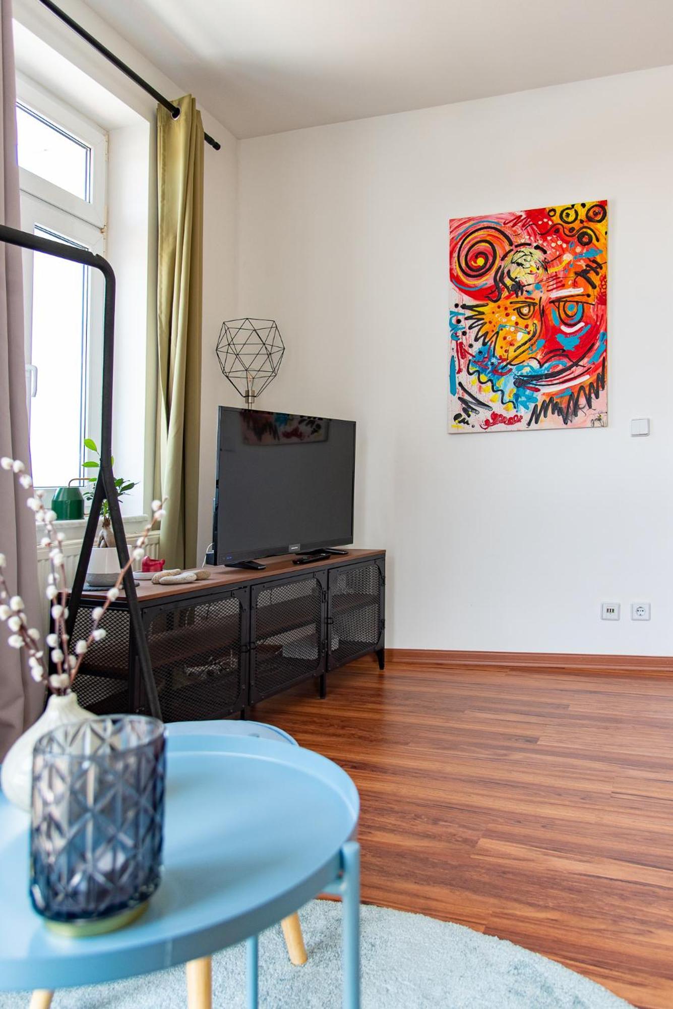 Industriecharme Apartment - Nespresso, Netflix, Wifi, Zentral, Messe Chemnitz Exteriör bild